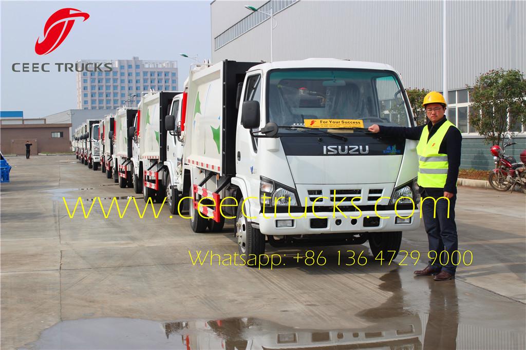 ISUZU 5cbm garbage compactor truck