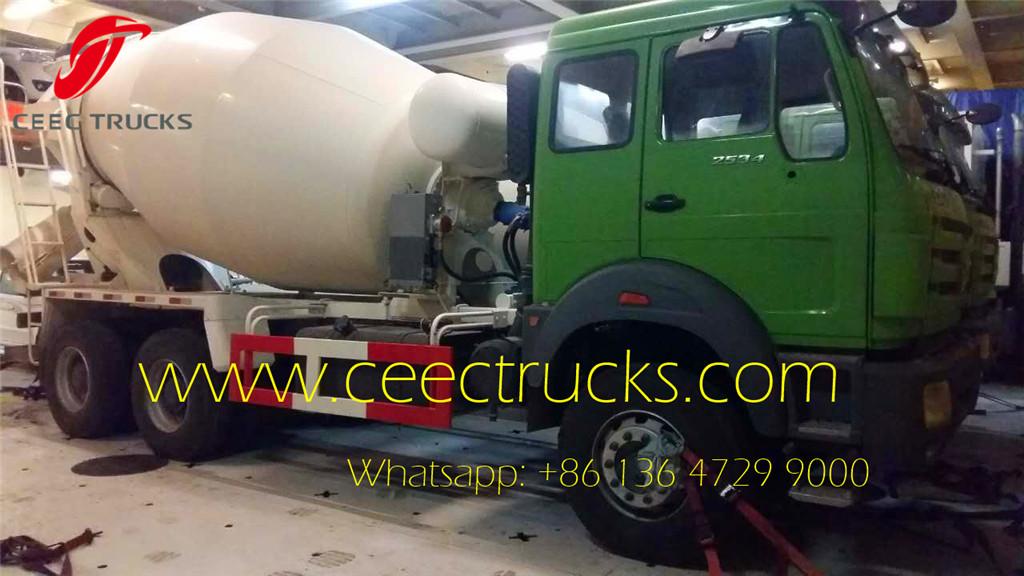 Dubai beiben 10 CBM transit mixer truck by RO-RO shipment Dubai beiben 10 CBM transit mixer truck by RO-RO shipment