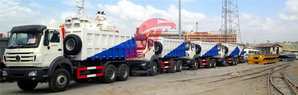 beiben 2538 tipper truck with mining type cargo box beiben 2538 tipper truck with mining type cargo box