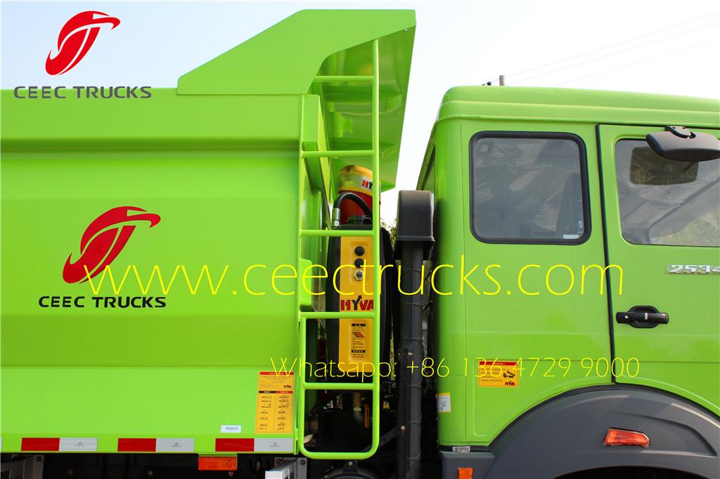 beiben 2538 tipper truck with T type cargo box beiben 2538 tipper truck with T type cargo box