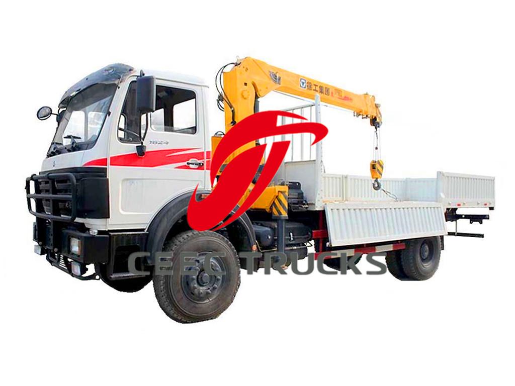 beiben 6 wheeler offroad mounted crane truck beiben 6 wheeler offroad mounted crane truck
