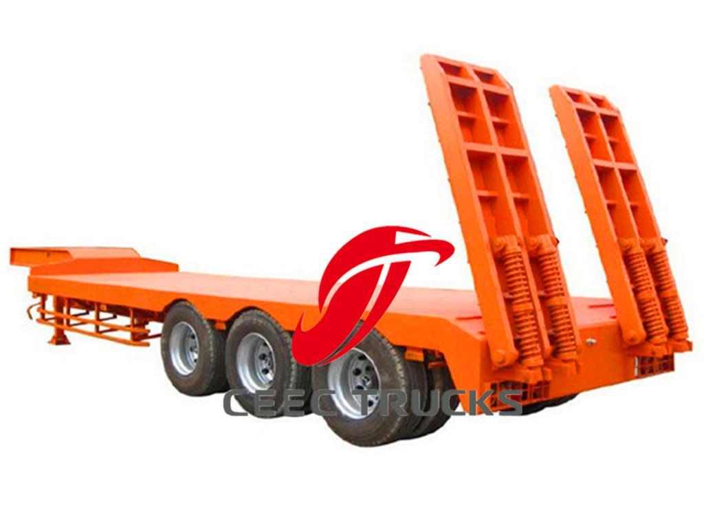 50T low flatbed semi trailer 50T low flatbed semi trailer