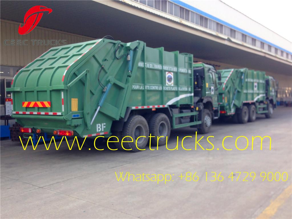SINOTRUK 22 CBM refuse compactor trucks manufacturer SINOTRUK 22 CBM refuse compactor trucks manufacturer