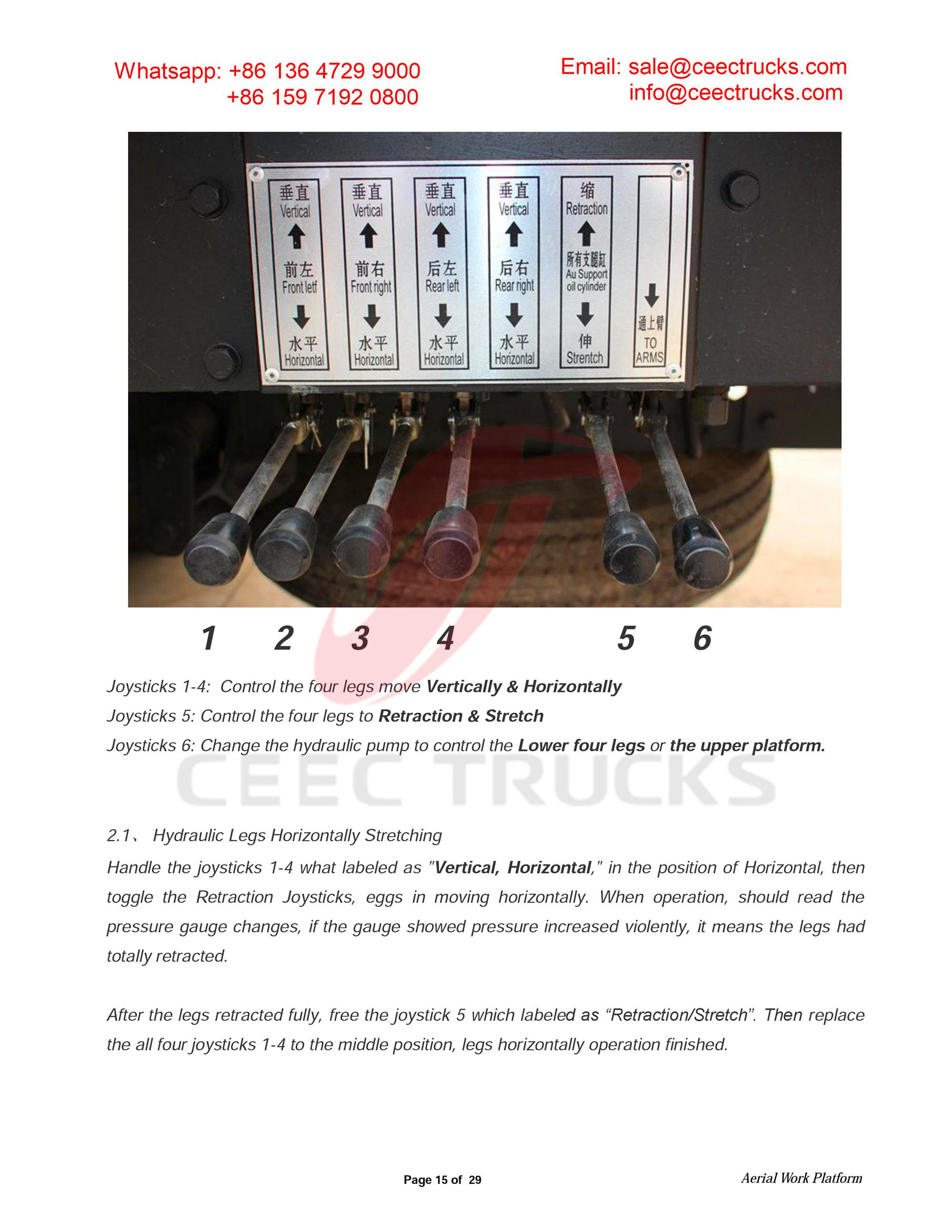 ISUZU 18m aerial working platform owner manual ISUZU 18m aerial working platform owner manual