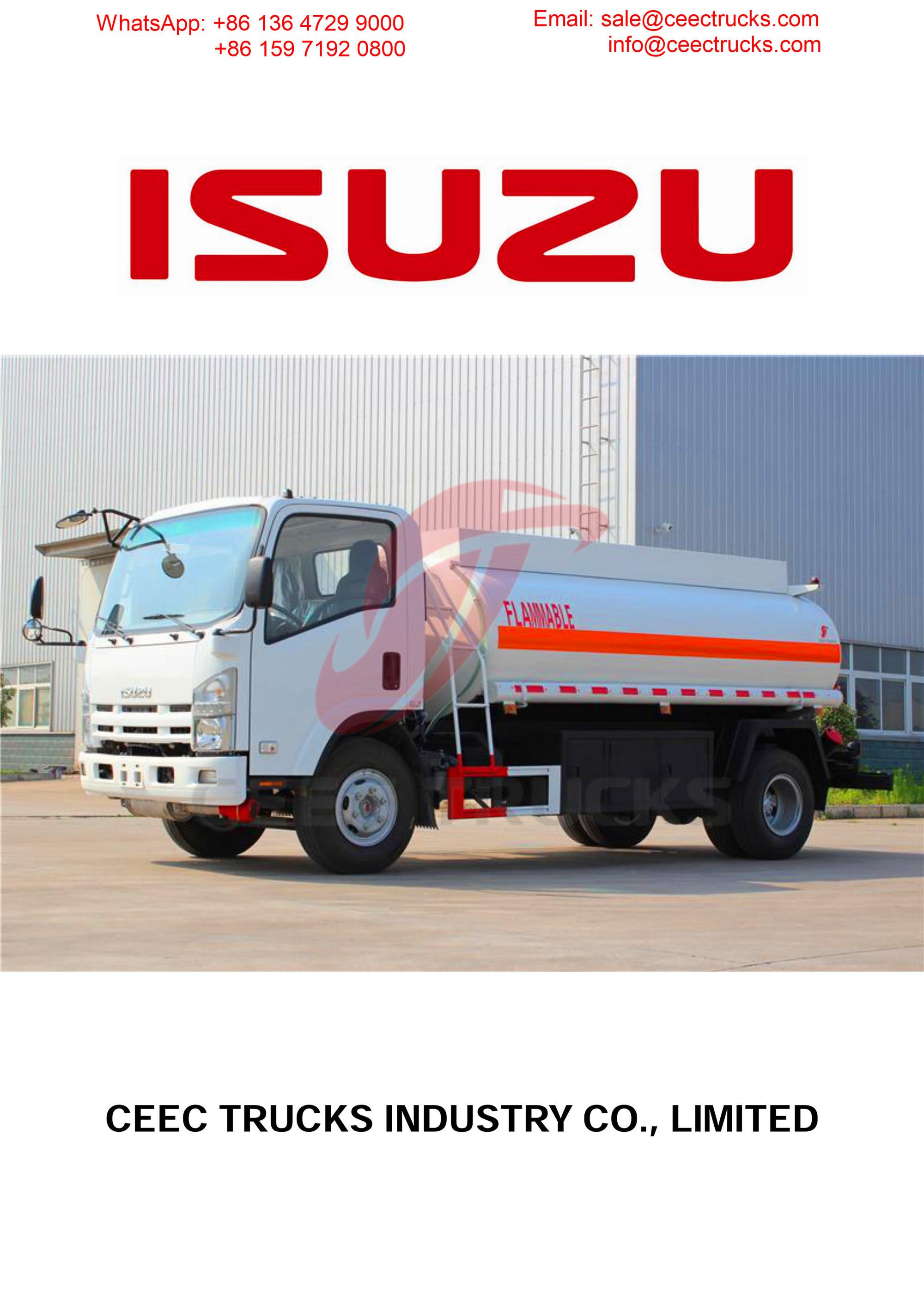 isuzu 5000liters fuel truck export Dubai isuzu 5000liters fuel truck export Dubai