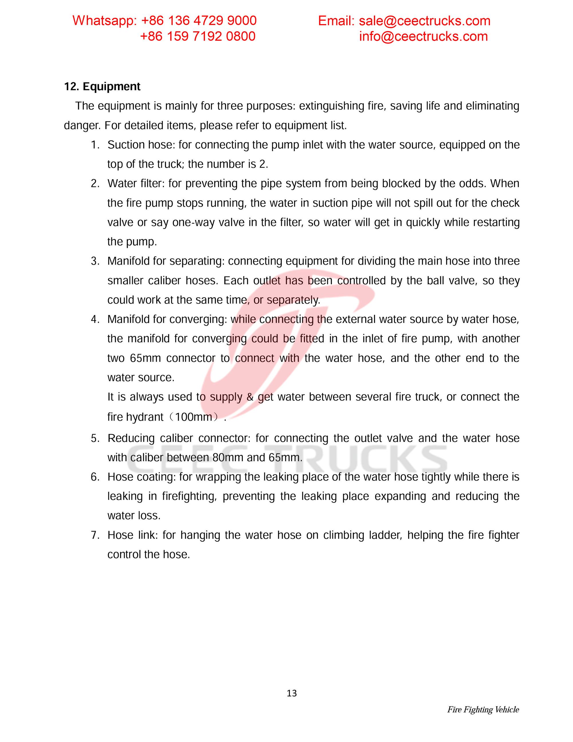 Syria ISUZU foam & water fire truck Syria ISUZU foam & water fire truck