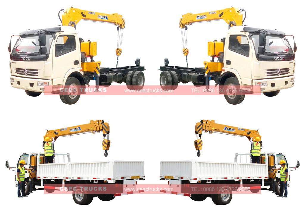 wholesale DONGFENG 4T crane mounted truck
