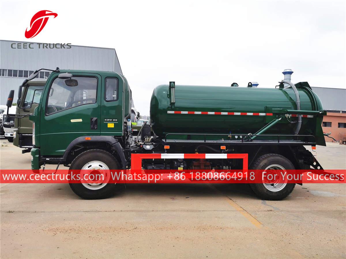 HOWO RHD sewage treatment truck HOWO RHD sewage treatment truck