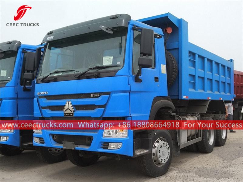 HOWO blue color dump truck HOWO blue color dump truck