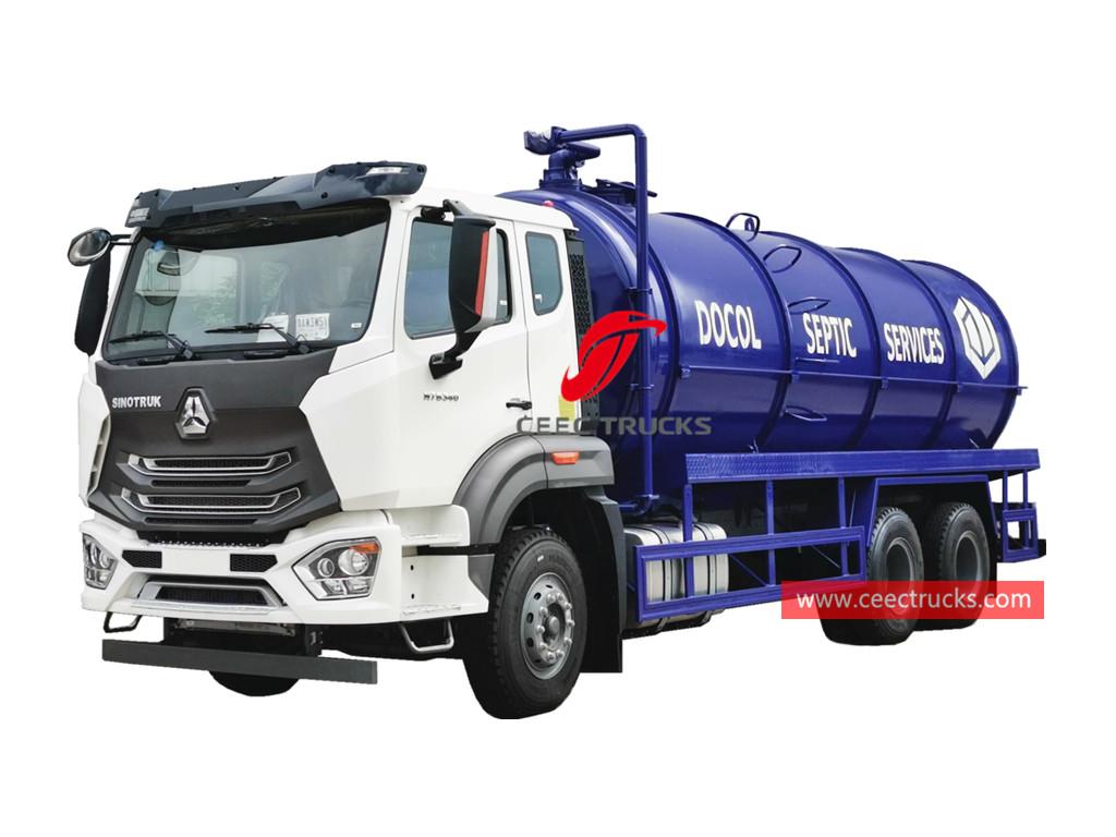 SINOTRUK 6&Atilde;4 septic tanker truck