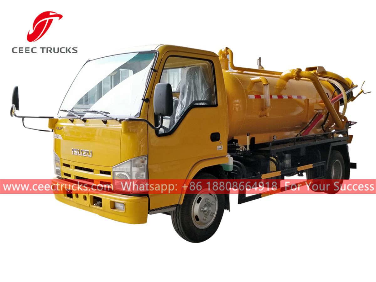ISUZU 3 CBM vacuum sewage truck ISUZU 3 CBM vacuum sewage truck