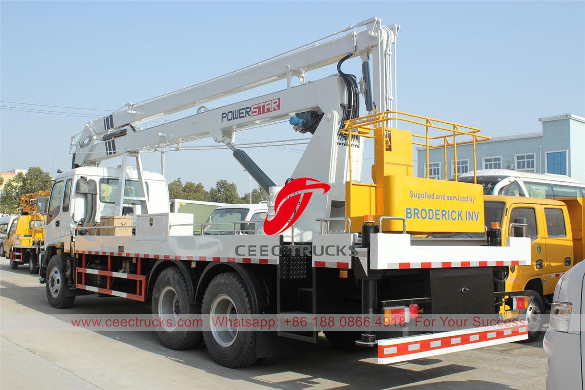 ISUZU 10 wheeler High Platform Operation truck ISUZU 10 wheeler High Platform Operation truck