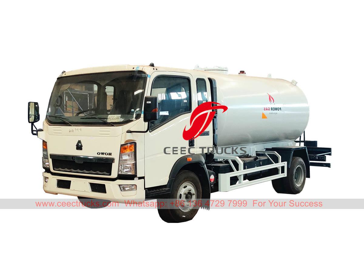 HOWO RHD LPG tanker truck HOWO RHD LPG tanker truck