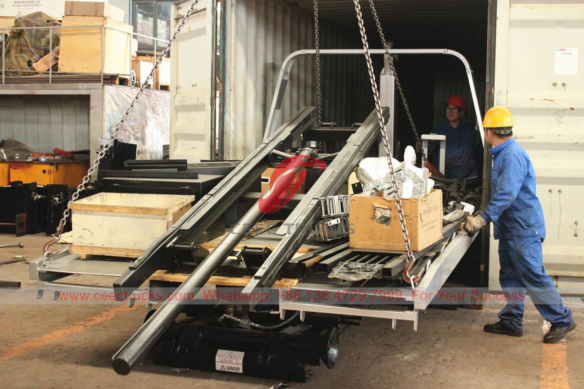 Road wrecker superstructure Road wrecker superstructure