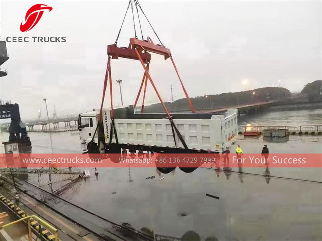 SHACMAN 30T and 50T dump truck export to Africa Guinea SHACMAN 30T and 50T dump truck export to Africa Guinea