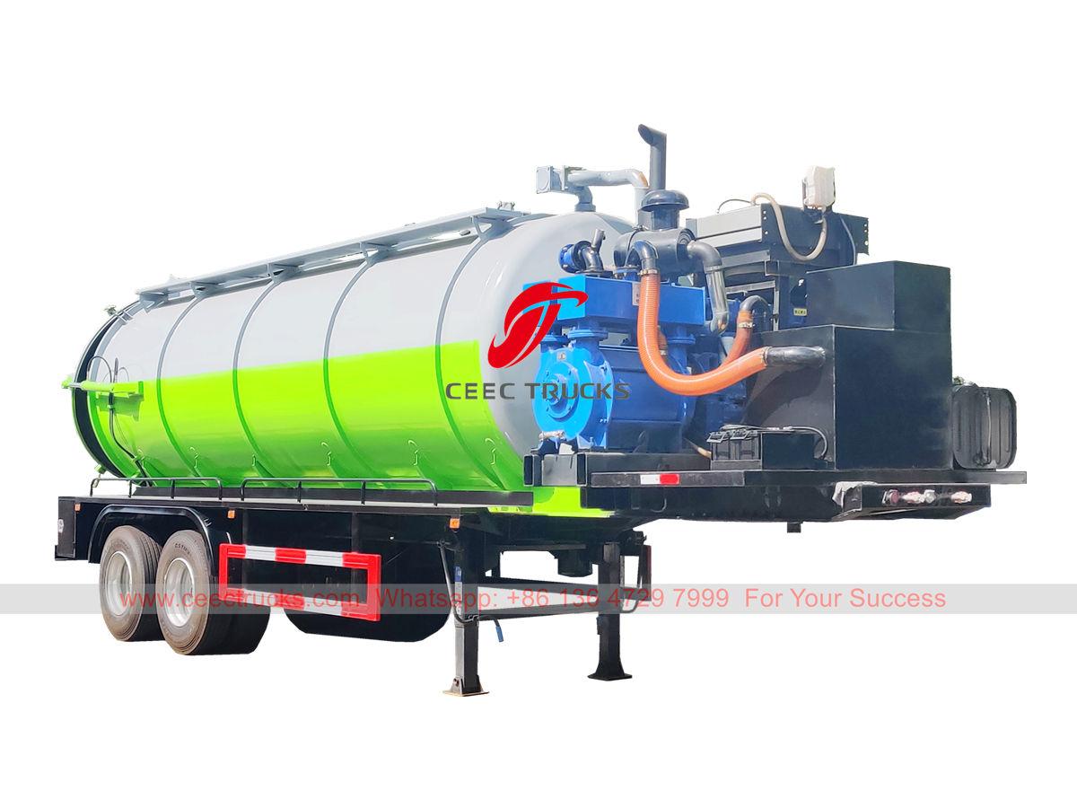 20000 liters sewage tank semi-trailer 20000 liters sewage tank semi-trailer