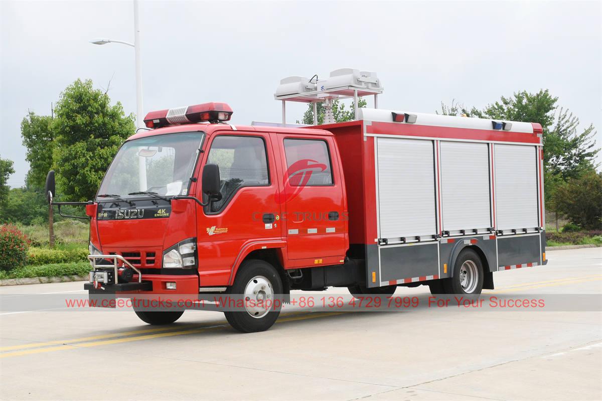 ISUZU 4&Atilde;2 lighting fire truck