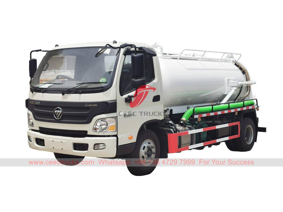 FOTON RHD vacuum tanker truck FOTON RHD vacuum tanker truck