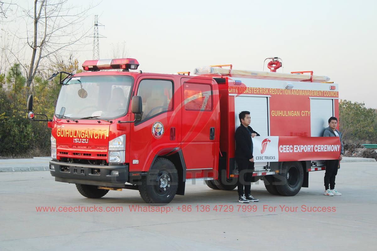 ISUZU water fire truck manufacturer ISUZU water fire truck manufacturer