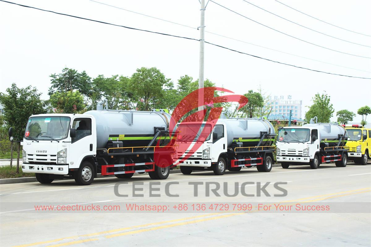 China leading ISUZU vacuum tank truck manufacturer and supplier China leading ISUZU vacuum tank truck manufacturer and supplier