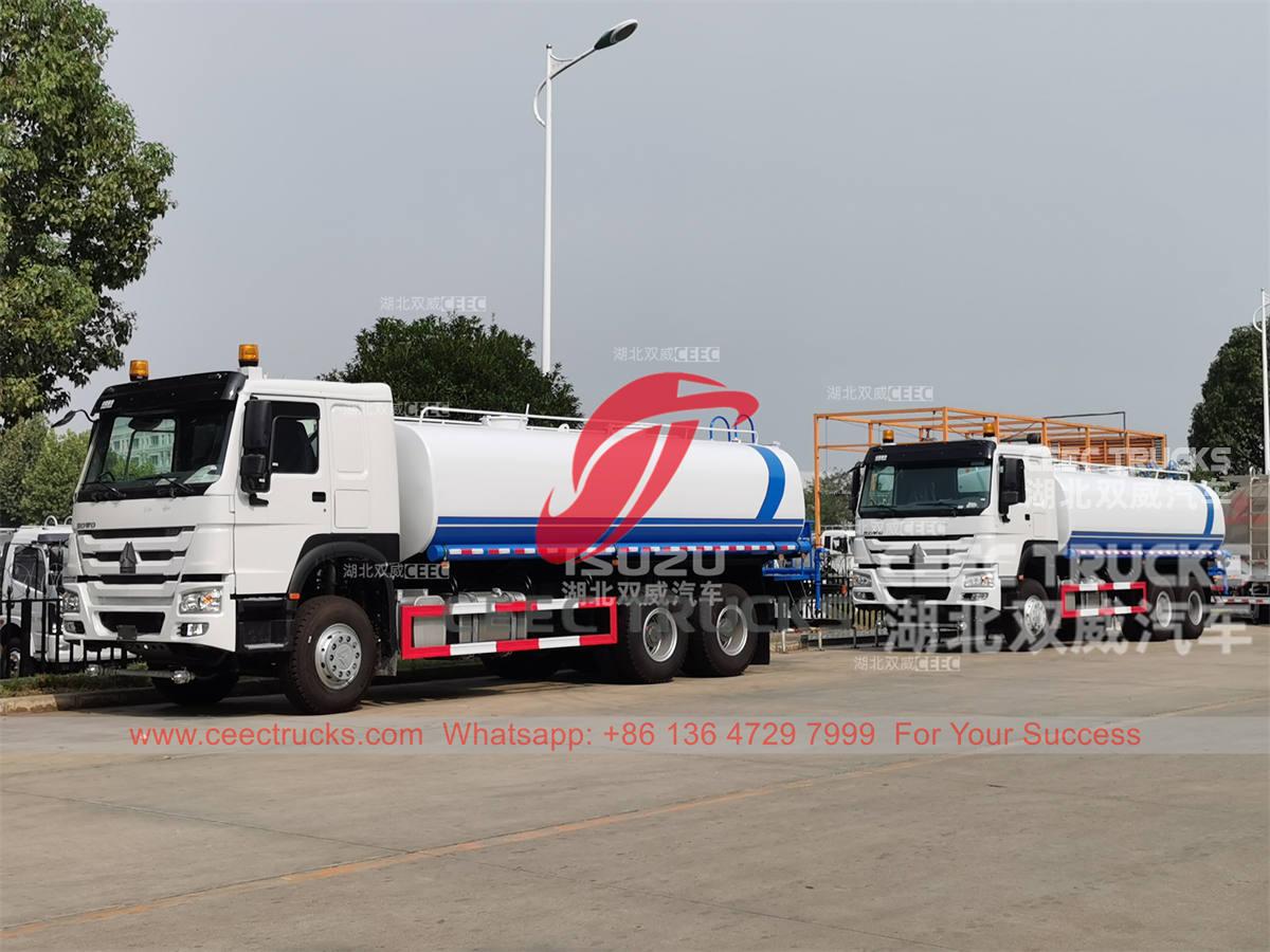 HOWO 6&Atilde;4 LHD water transport trucks at promotional price