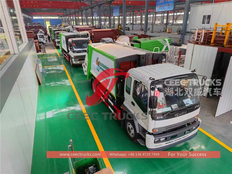 isuzu garbage compactor truck isuzu garbage compactor truck