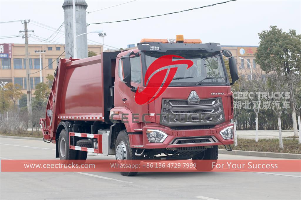 Customized HOWO 12CBM waste compressor truck for sale Customized HOWO 12CBM waste compressor truck for sale