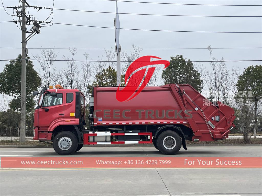 Hot selling HOWO 4&Atilde;2 rubbish compression truck