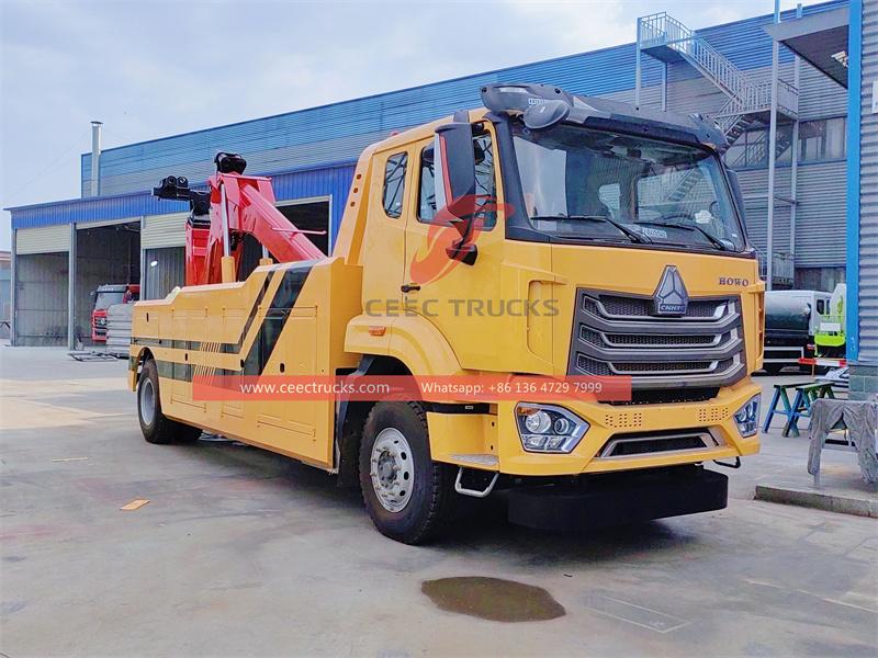 HOWO Road Wrecker 18 ton Truck Exported to South America HOWO Road Wrecker 18 ton Truck Exported to South America