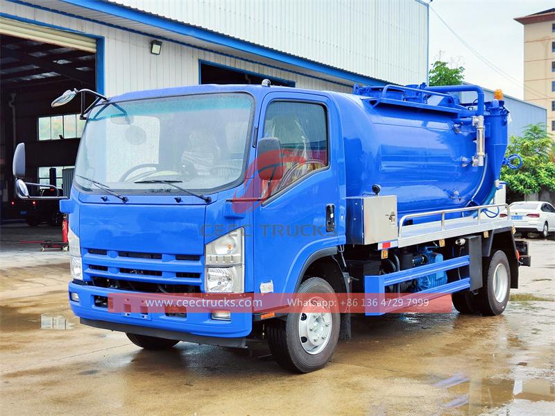 isuzu 6000L lorry vacuum tanker isuzu 6000L lorry vacuum tanker