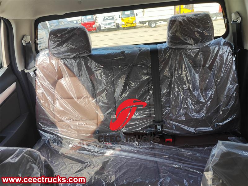 Cabin rear row Cabin rear row