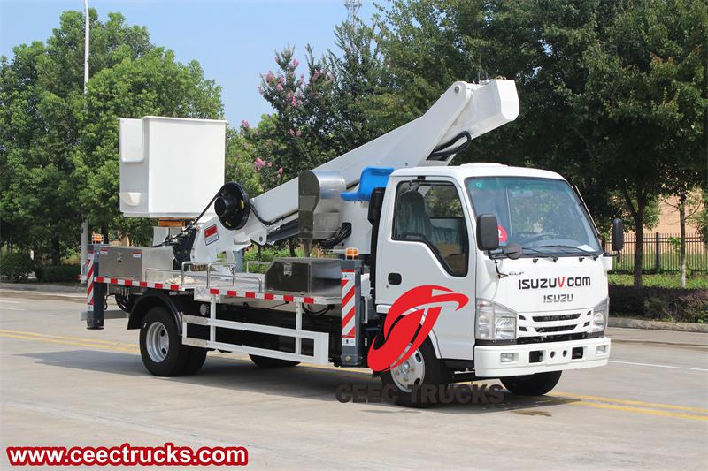 Isuzu 100P aerial platform truck with busket Isuzu 100P aerial platform truck with busket