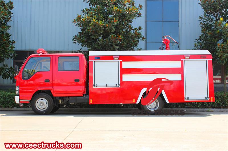 Isuzu NQR 3tons foam water fire truck Isuzu NQR 3tons foam water fire truck