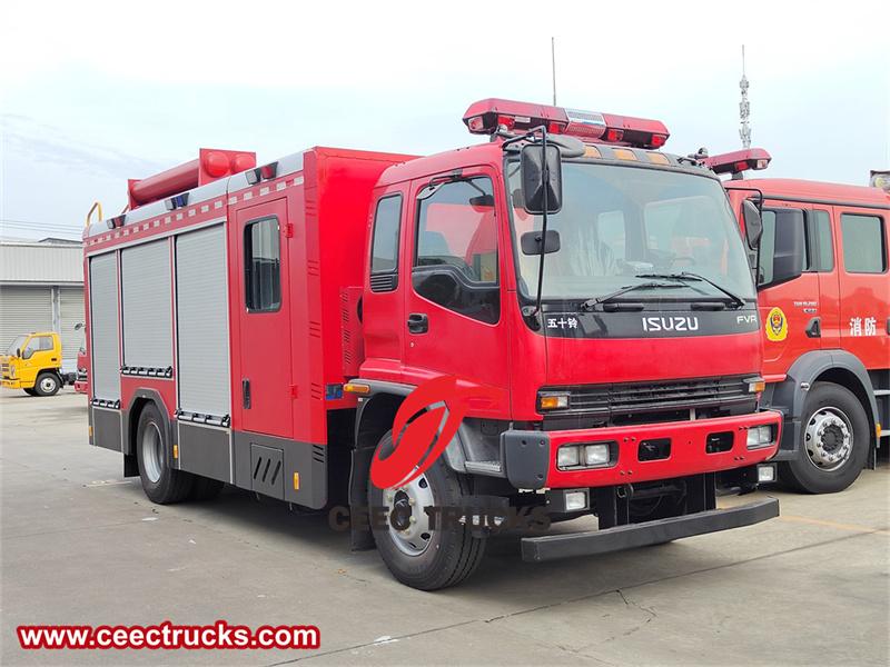 Isuzu FVR fire rescue pumper truck Isuzu FVR fire rescue pumper truck