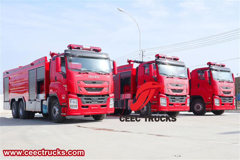 Isuzu GIGA 12cbm rescue fire fighting truck Isuzu GIGA 12cbm rescue fire fighting truck