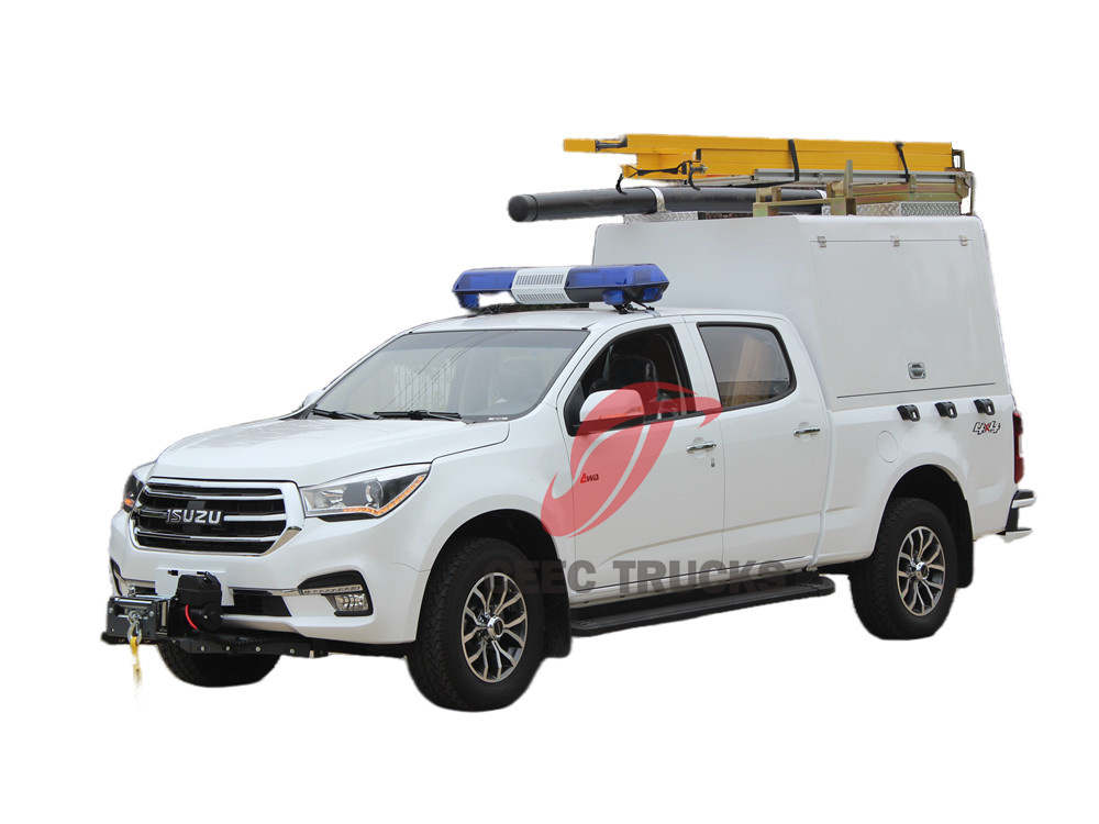 Isuzu 4x4 drive utility service truck