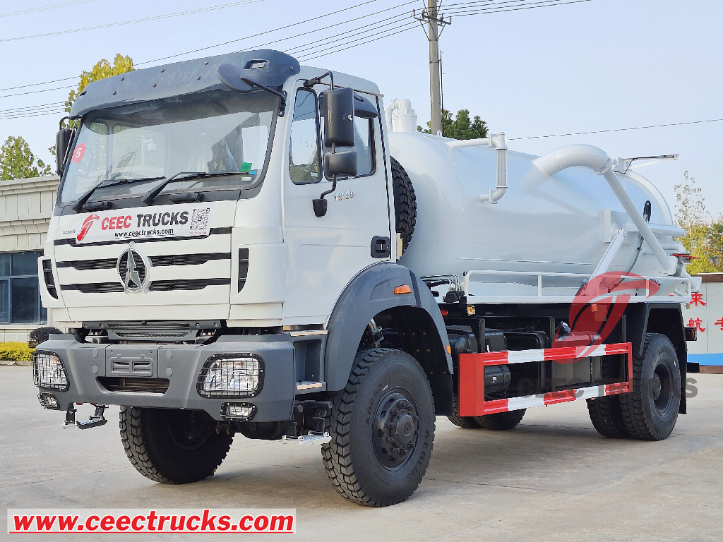 Beiben vacuum pumper trucks for sale