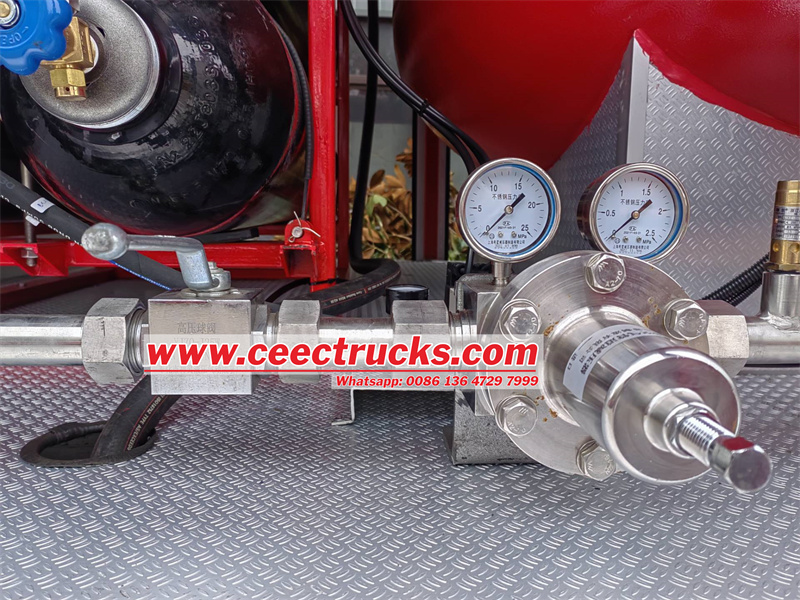 ISUZU NKR water & nitrogen gas fire truck ISUZU NKR water & nitrogen gas fire truck