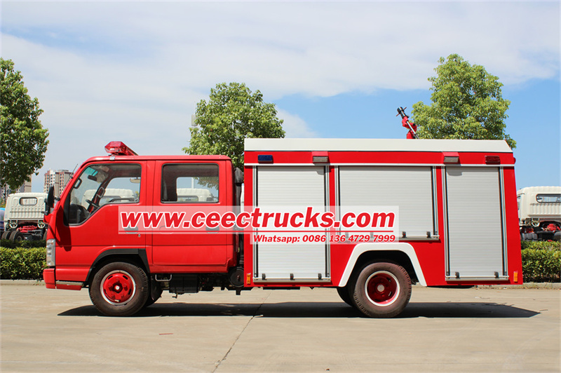 ISUZU NKR water & nitrogen gas fire truck ISUZU NKR water & nitrogen gas fire truck