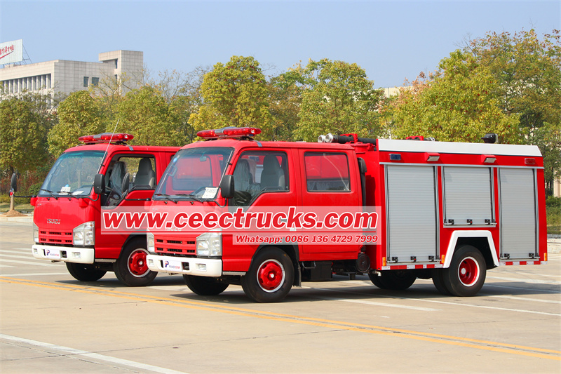 ISUZU NKR water & nitrogen gas fire truck ISUZU NKR water & nitrogen gas fire truck
