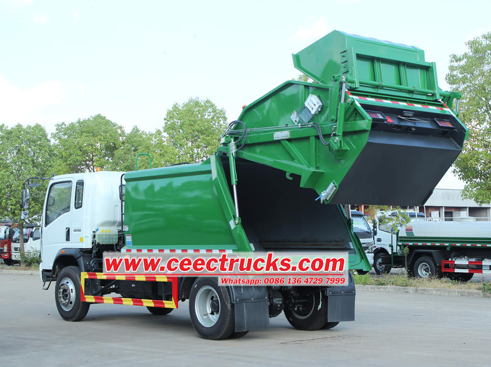 Sinotruk waste disposal rear loader