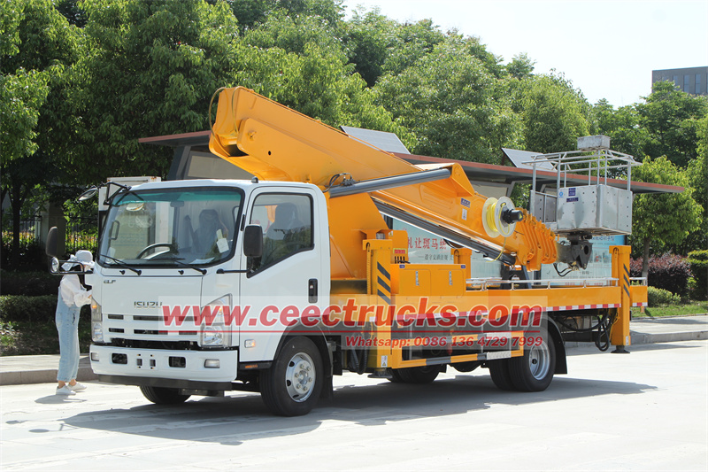 ISUZU aerial platform truck