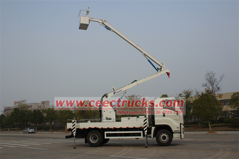 ISUZU Aerial platform truck for working and testing