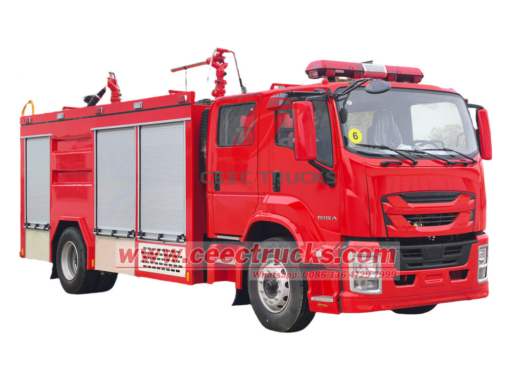 Isuzu dry powder fire truck Isuzu dry powder fire truck