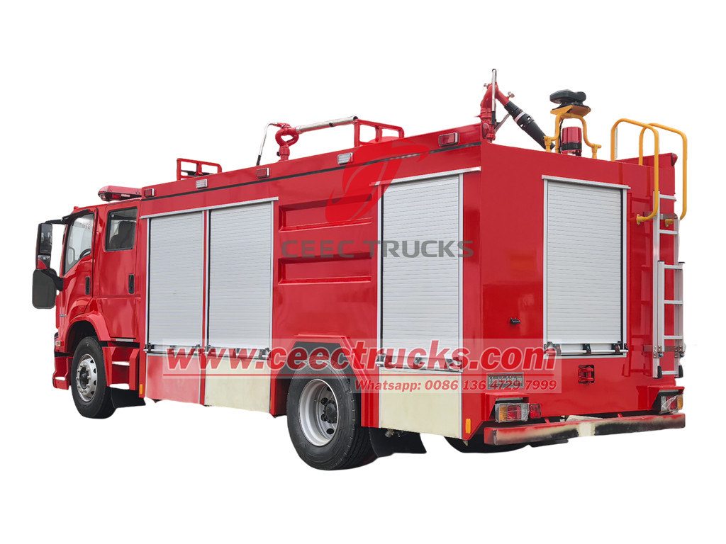 Isuzu dry powder fire truck Isuzu dry powder fire truck