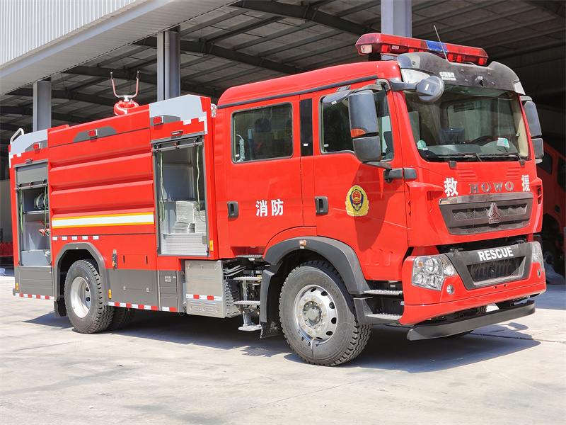 HOWO heavy duty fire department truck