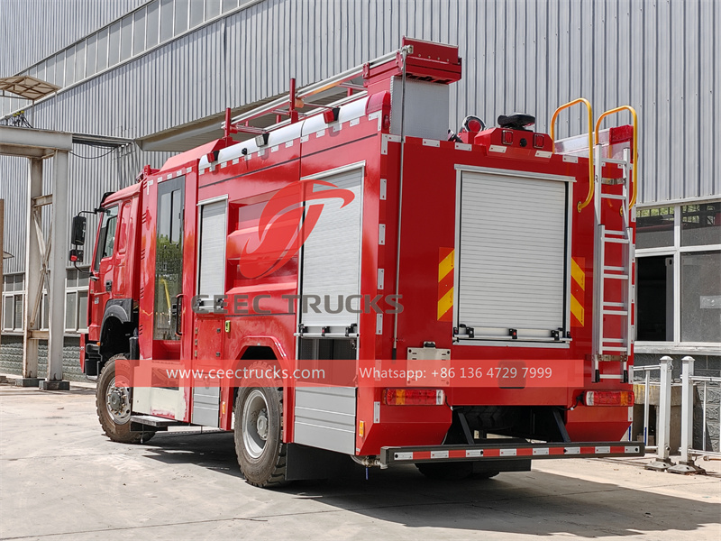 Howo 4x4 fire fighting truck