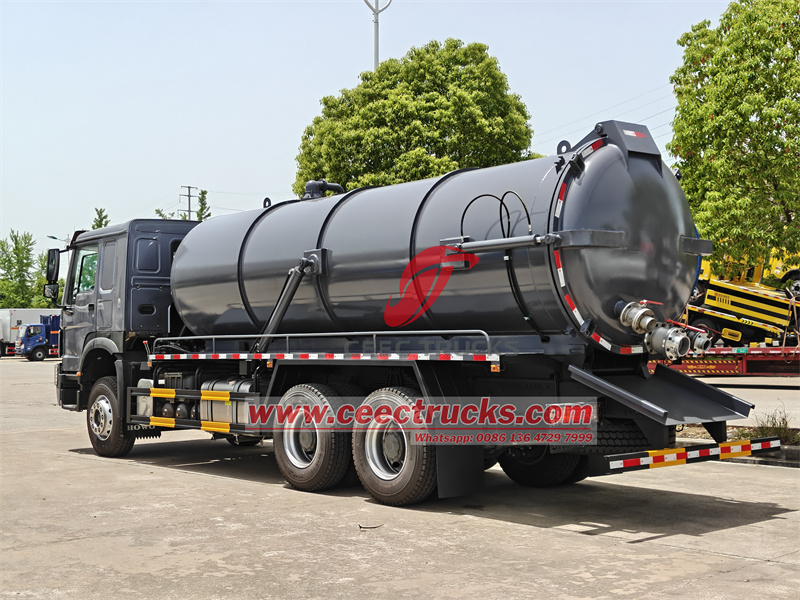 HOWO heavy duty 18000L vacuum tanker truck HOWO heavy duty 18000L vacuum tanker truck