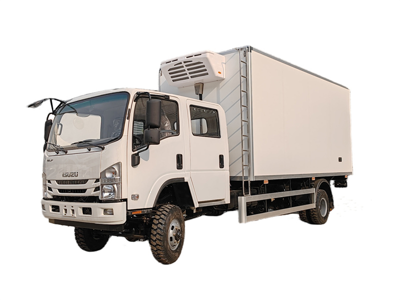 Isuzu 4x4 NKR freezer van truck