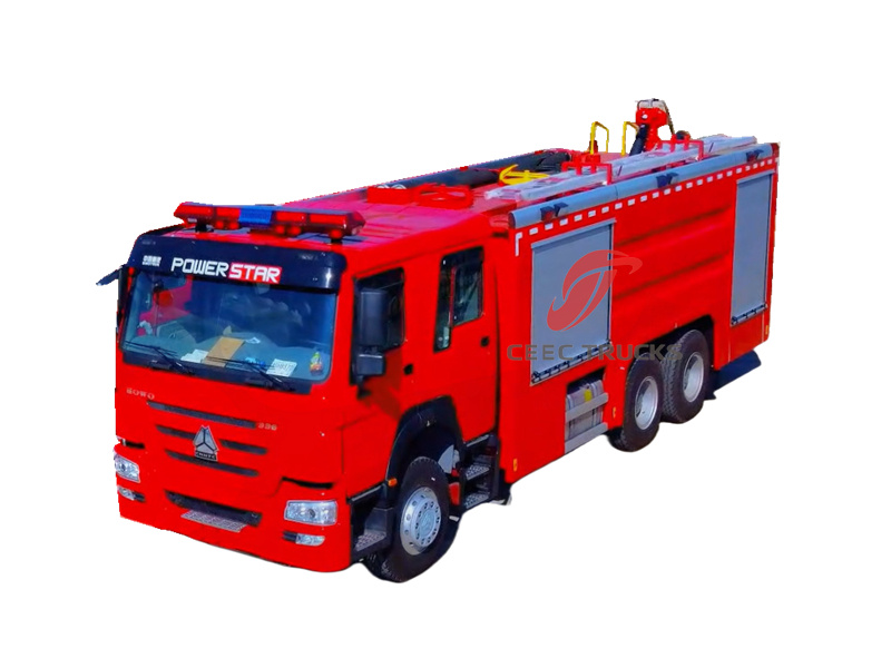 Howo heavy-duty fire fighting truck